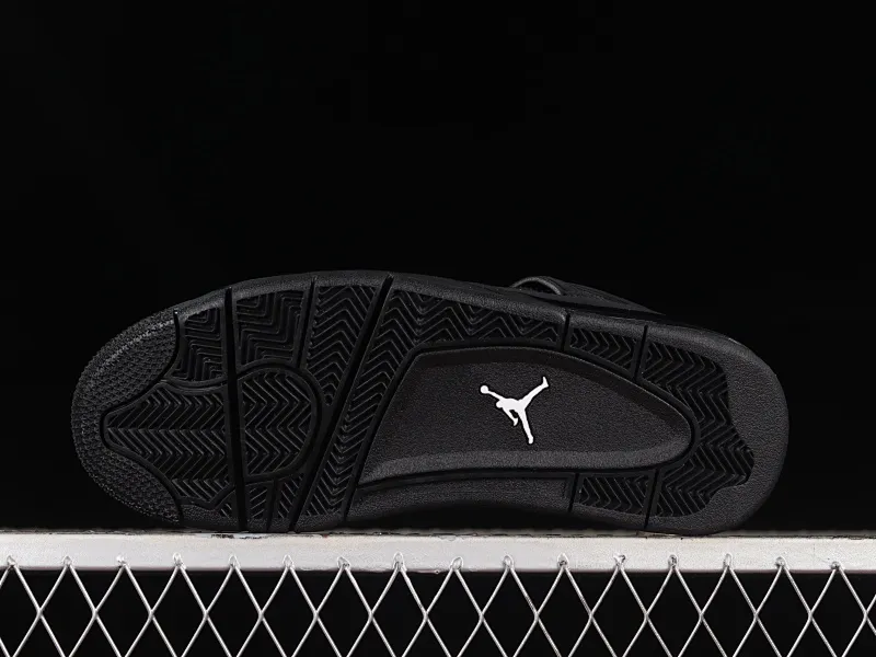 All categories Air Jordan Jordan series basketball shoes Air Jordan 4 LJR version Air Jordan 4 Retro "Black Cat" AJ4 Joe 4 Black Cat First layer frosted CU1110-010